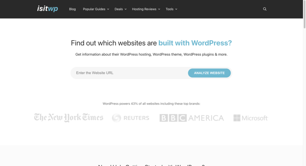 isitWP: Best WordPress Theme Detector Tools